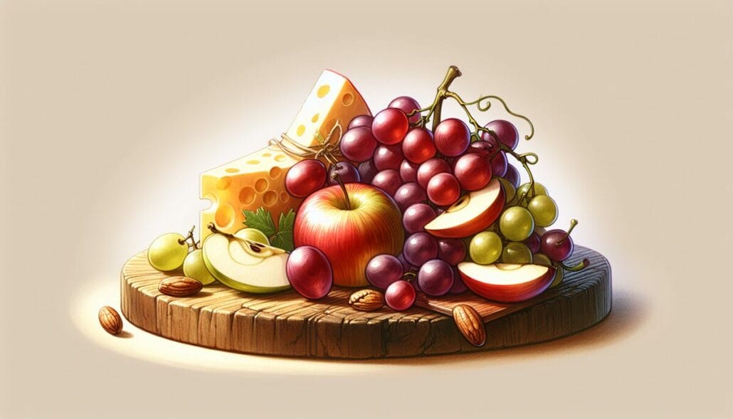 Fruit and cheese pairing