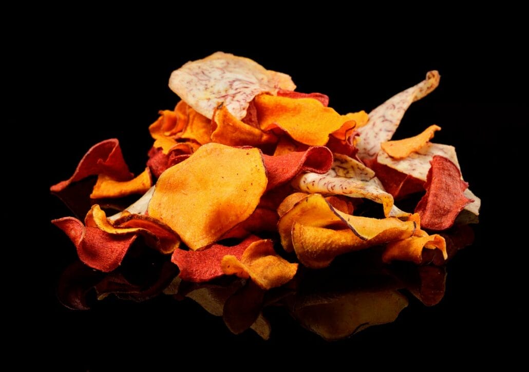 A medley of veggie chips